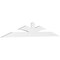 Ekena Millwork Richland Architectural Grade PVC Gable Bracket, 108"W x 18"H x 2"D x 6"F, 4/12 Pitch GBP108X18X0206RIC00 - alternate 1